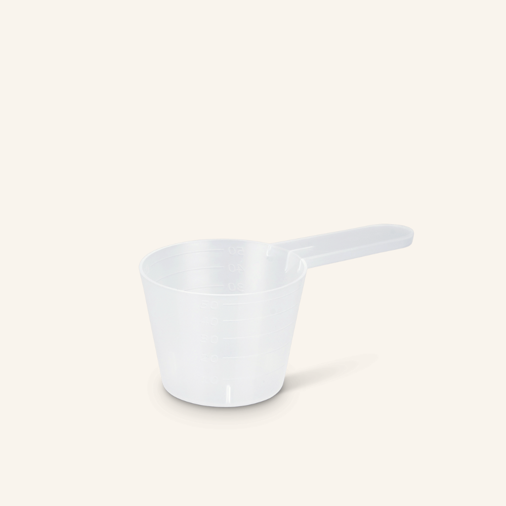 Pyykkipulverin annostelumitta 50 ml