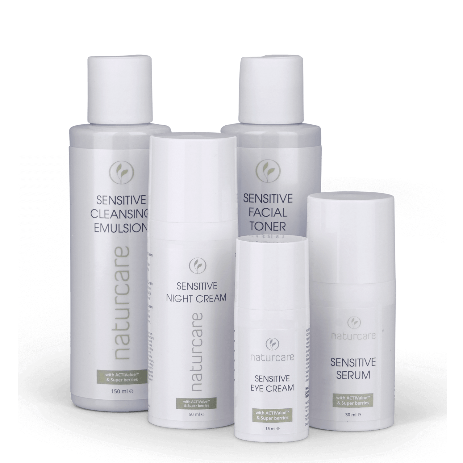 NaturCare Sensitive setti yövoiteella