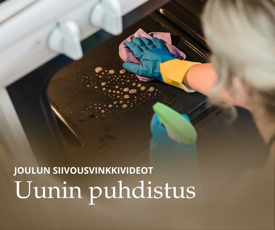 Aloita joulusiivous puhdistamalla uuni!