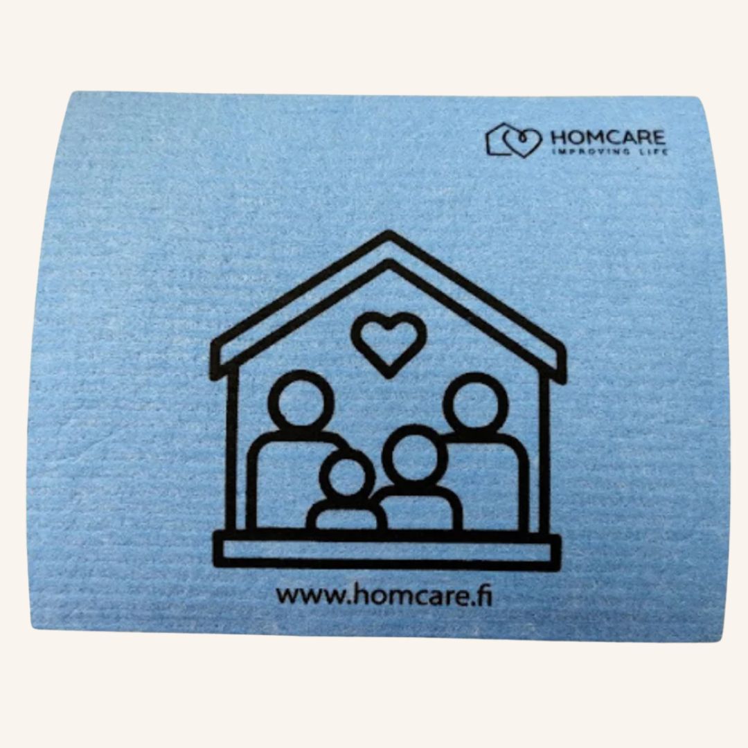 Kiitoslahja asiakkaille (painettu keittiöliina)