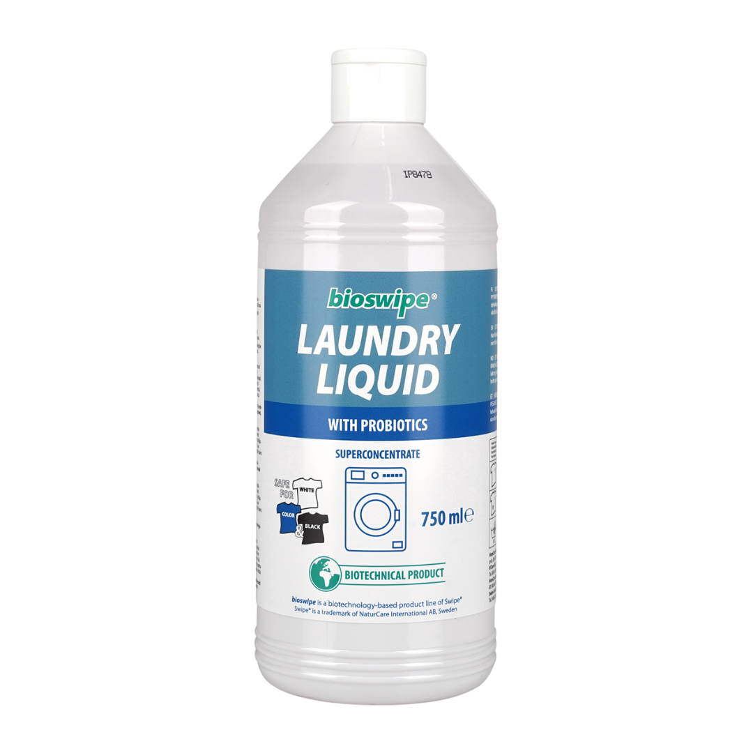 BioSwipe Laundry Liquid -probioottinen pyykinpesuaine 750 ml (tilapäisesti loppu)